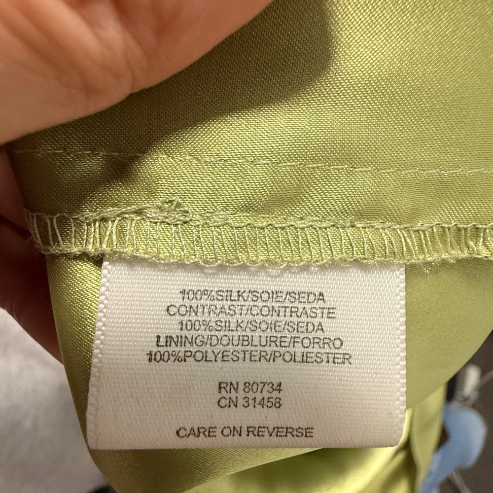 BCBGMaxAzria Green and Brown Mini Dress - Picture 12 of 12